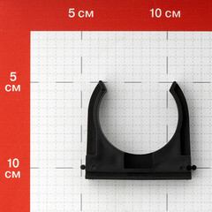 Крепеж-клипса для труб 50 мм Greenel черная (20 шт.) (GE50145-05) - фото 3