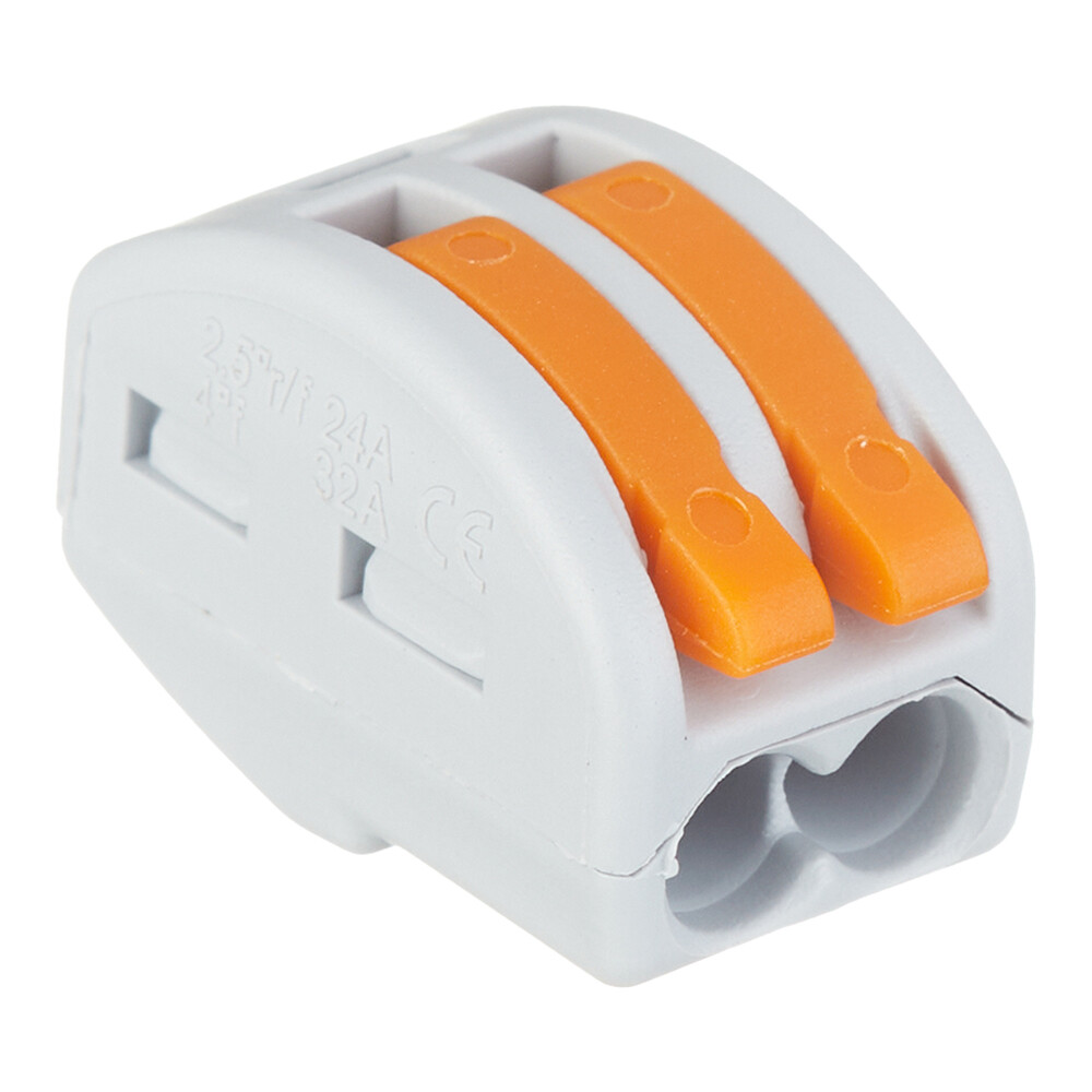 Изображение товара Клемма на 2 провода Electrovolt EV-B222-412 0,08-4 кв мм без пасты 100 шт