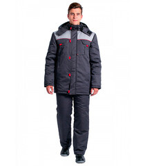 Изображение товара Куртка рабочая утепленная Delta Plus Фаворит 48-50 рост 170-176 см серая