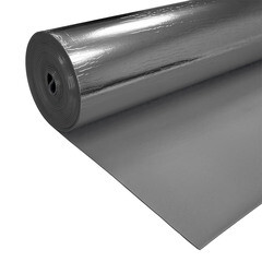 Тепло-шумоизоляция для систем кондиционирования и вентиляции Nolosi Acoustic 4 мм 1х8 м самоклеящаяся - фото 2