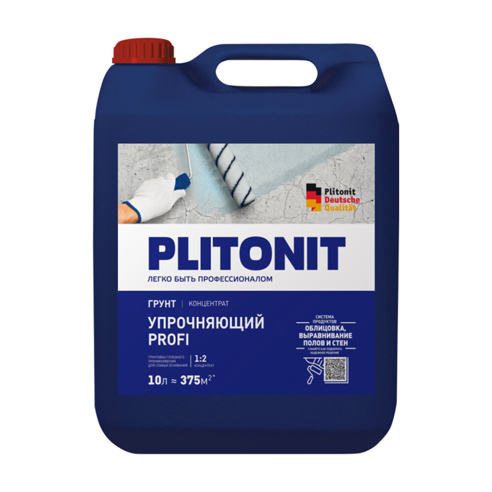 Изображение товара Грунт упрочняющий Plitonit Profi 10 л концентрат для укрепления оснований