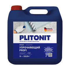 Изображение товара Грунт Plitonit Profi упрочняющий 3 л концентрат 1:2