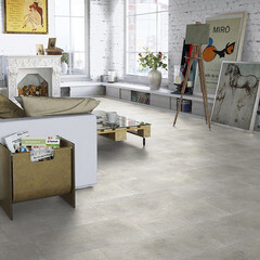 Плитка кварцвиниловая Tarkett Prime Click Soft Grey замковая 1,74 кв.м 3,85 мм с фаской - фото 7