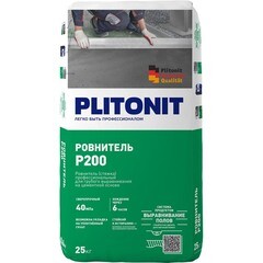 Ровнитель (стяжка пола) первичный Plitonit Р200 25 кг - фото 1