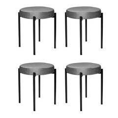 Изображение товара Табурет Bug серый (4 шт.) (FR 0551K)