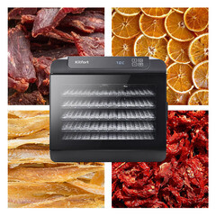 Сушилка для овощей и фруктов Kitfort КТ-1905 черная - фото 4