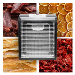 Сушилка для овощей и фруктов Kitfort КТ-1908 черная - фото 5