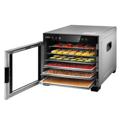 Сушилка для овощей и фруктов Kitfort КТ-1916 черно-серебристая - фото 2