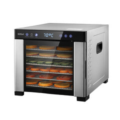 Сушилка для овощей и фруктов Kitfort КТ-1916 черно-серебристая - фото 3