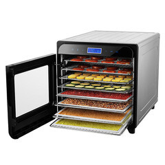 Сушилка для овощей и фруктов Kitfort КТ-1934 черно-серебристая - фото 7