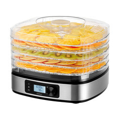 Сушилка для овощей и фруктов Kitfort КТ-1943 черно-серебристая - фото 4