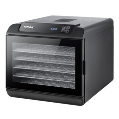 Сушилка для овощей и фруктов Kitfort КТ-1904 черная - фото 1