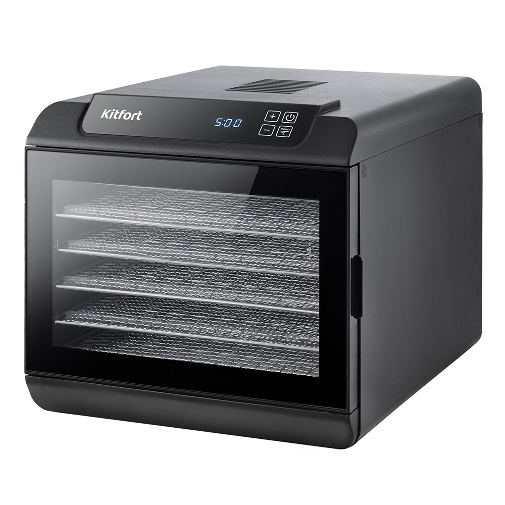 Сушилка для овощей и фруктов Kitfort КТ-1904 черная