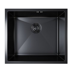 Мойка для кухни Mixline Pro 50х44х20 см врезная с сифоном сталь графит (548569) - фото 5