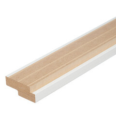 Коробка дверная Smart 70х28х2100 мм (1000 мм) ПВХ белая с петлями (2,5 шт.) - фото 2