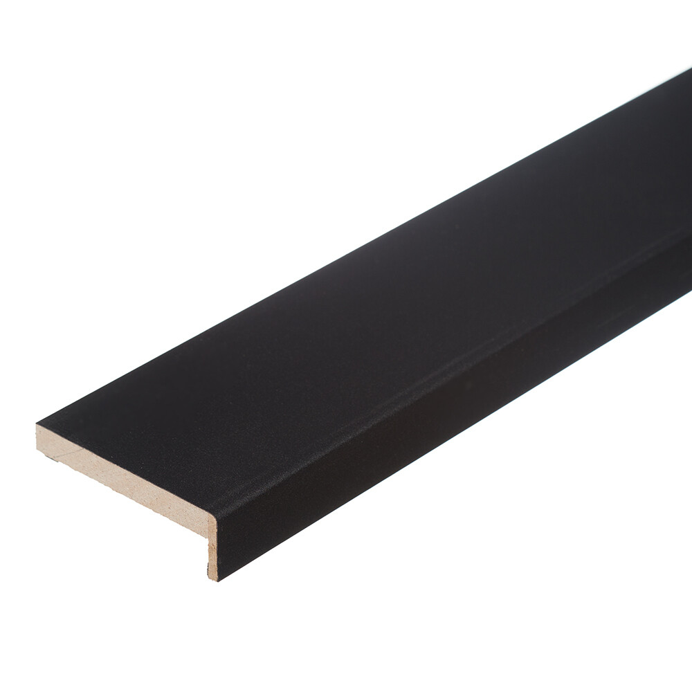 Изображение товара Наличник телескопический из МДФ с ПВХ покрытием 80x2150 мм Черный