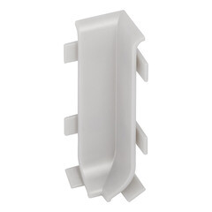 Изображение товара Угол внутренний 60 мм серебро для алюминиевого плинтуса (2 шт.)