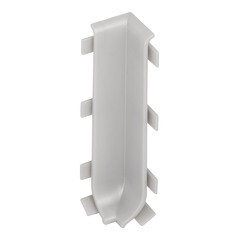 Изображение товара Угол внутренний 80 мм серебро для алюминиевого плинтуса (2 шт.)