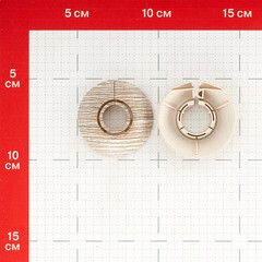 Обвод для труб ПВХ декоративный Идеал 16-22 мм дуб мокко (2 шт.) - фото 2