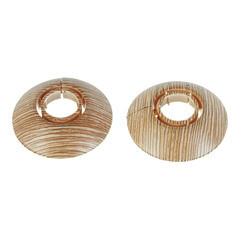 Обвод для труб ПВХ декоративный Идеал 16-22 мм дуб рустик (2 шт.) - фото 1