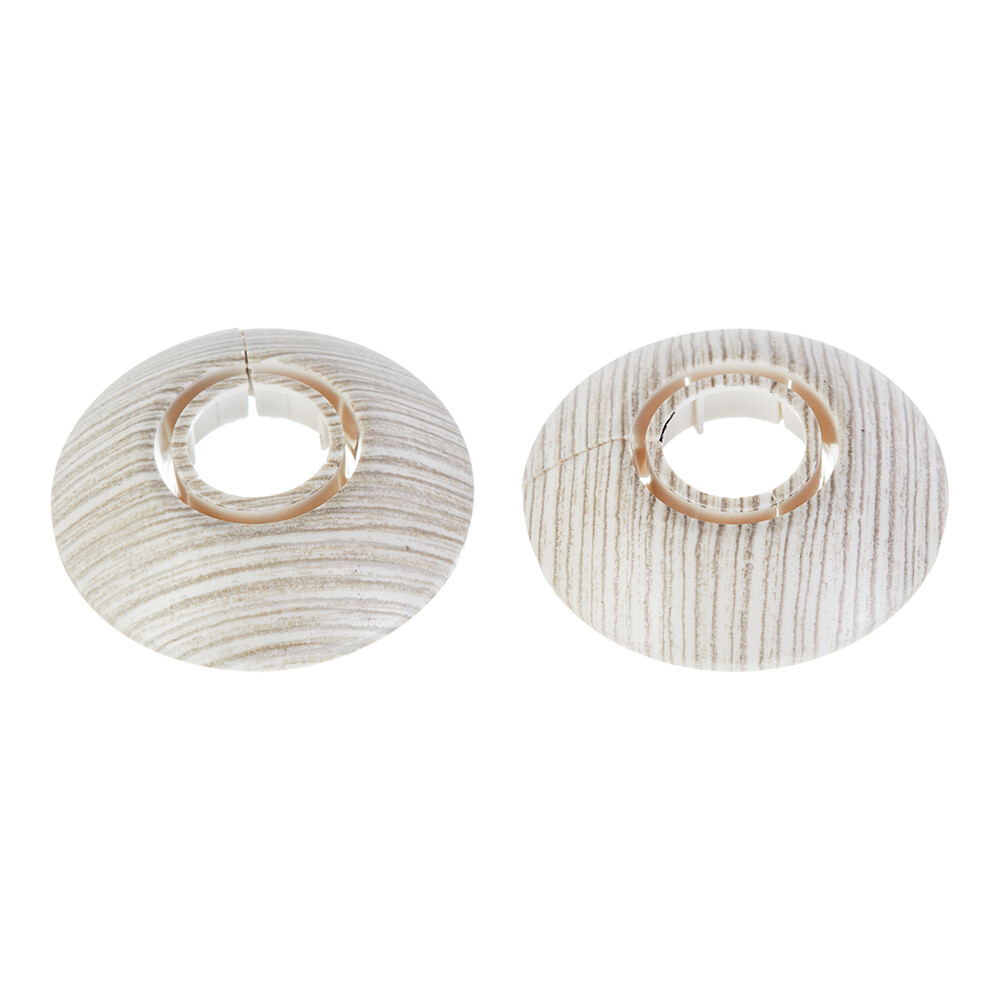 Изображение товара Обвод для труб ПВХ Ideal 16-22 мм ясень серый комплект 2 шт.