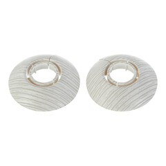 Изображение товара Обвод для труб ПВХ декоративный Идеал 16-22 мм клен серый (2 шт.)