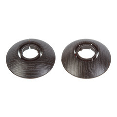 Изображение товара Обвод для труб ПВХ декоративный Идеал 16-22 мм венге темный (2 шт.)