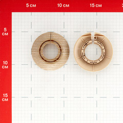 Обвод для труб ПВХ декоративный Идеал 25-34 мм дуб рустик (2 шт.) - фото 2