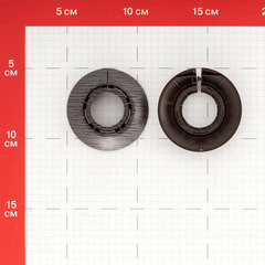 Обвод для труб ПВХ декоративный Идеал 25-34 мм венге темный (2 шт.) - фото 2