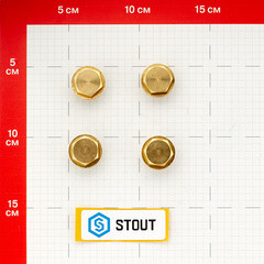 Стрелка гидравлическая Stout вертикальный монтаж 4 куб.м/час - фото 3