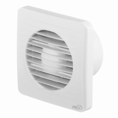 Вентилятор осевой Era 4C ET с обратным клапаном с таймером с антимоскитной сеткой 150х150 мм d100 мм белый - фото 1