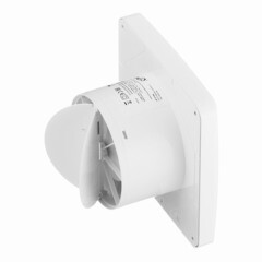 Вентилятор осевой Era 4C ET с обратным клапаном с таймером с антимоскитной сеткой 150х150 мм d100 мм белый - фото 3