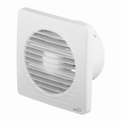 Вентилятор осевой Era 5C ET с обратным клапаном с таймером с антимоскитной сеткой 175х175 мм d125 мм белый - фото 1