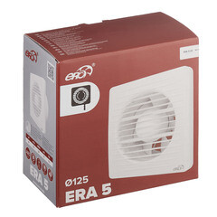 Вентилятор осевой Era 5-02 с антимоскитной сеткой 175х175 мм d125 мм белый - фото 3