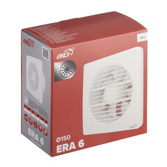 Вентилятор осевой Era 6 с антимоскитной сеткой 200х200 мм d150 мм белый - фото 5