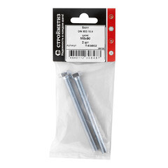 Болт оцинкованный M8x90 мм DIN 933 10,9 (2 шт.) - фото 3