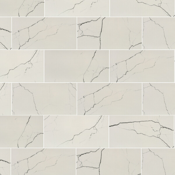 Плитка облицовочная Lavelly Skandi Marble белая 400х200х8 мм (15 шт.=1 ...