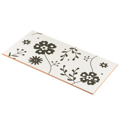 Плитка облицовочная Lavelly Skandi Flowers белая 400х200х8 мм (15 шт.=1,2 кв.м) - фото 10