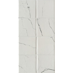 Плитка облицовочная Lavelly Skandi Marble Mosaic белая рельеф 400х200х8 мм (15 шт.=1,2 кв.м) - фото 2