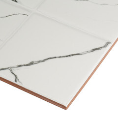 Плитка облицовочная Lavelly Skandi Marble Mosaic белая рельеф 400х200х8 мм (15 шт.=1,2 кв.м) - фото 12