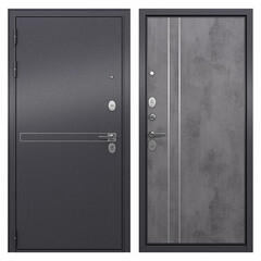 Дверь входная Mastino Раин левая букле графит - бетон 960х2050 мм - фото 19