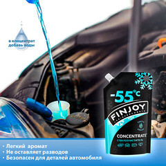 Стеклоомыватель Fin Joy Exotic зимний -55 °С концентрат 1 л - фото 5