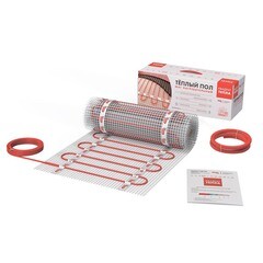 Теплый пол нагревательный мат СТН Квадрат тепла КМ-675-4,5 4,5 кв.м 150 (675) Вт - фото 1