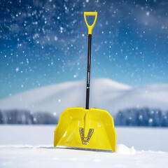 Лопата снеговая Инструм-Агро SnowNord полипропилен с фибергласовым черенком 1400х580 мм (100616) - фото 2