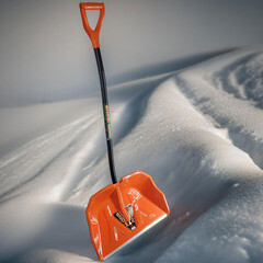 Лопата снеговая Инструм-Агро SnowNord полипропилен с алюминиевым черенком 1400х580 мм (100191) - фото 2