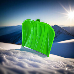 Лопата снеговая Инструм-Агро Тибет полипропилен без черенка 415х410 мм (100183-1) - фото 2