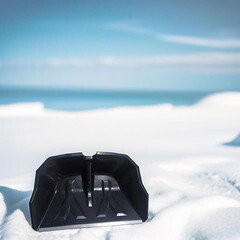 Лопата снеговая Инструм-Агро Полярник полипропилен без черенка 400х580 мм (100192-1) - фото 2