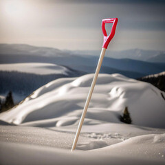 Черенок деревянный высший сорт для снеговых лопат 1160 мм d32 мм (011305) - фото 2