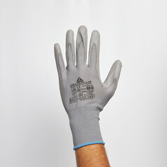 Перчатки полиамидные 13 нитей с полиуретановым покрытием Delta Plus VE702 10 (XL) - фото 8