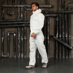 Комбинезон защитный Delta Plus DT115 48-50 рост 172-180 см белый - фото 11